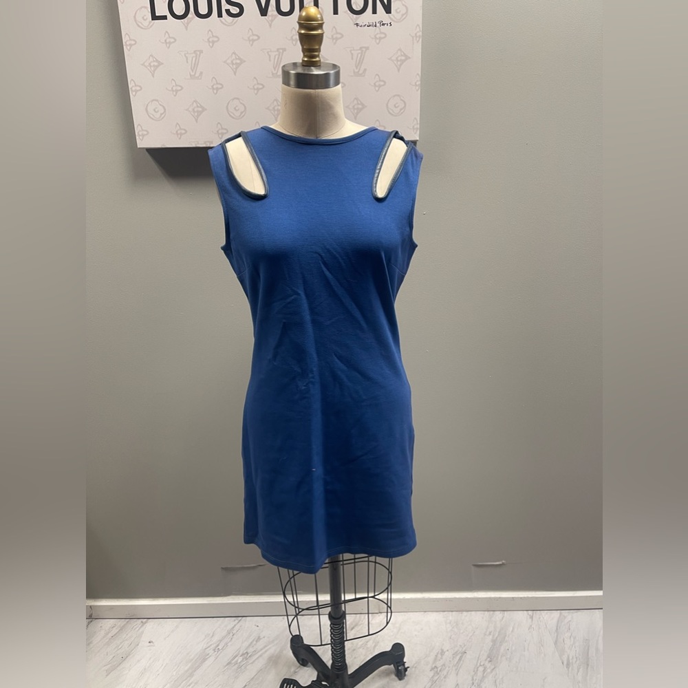 Kas Newyork- blue midi dress e93-28
